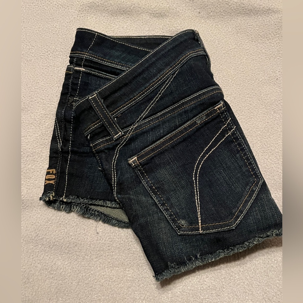 EUC. Fox Jean shorts. Size 1.